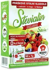 FAN Stevialin exclusive organic sweetener 50 sachets Czech sugar substitute