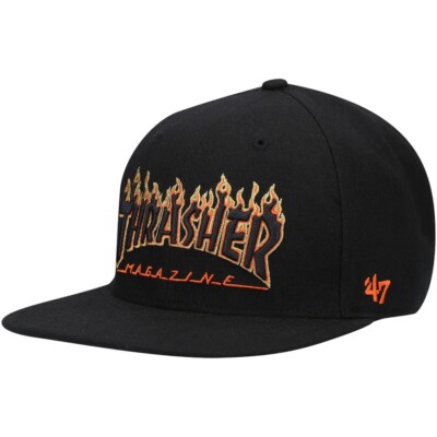 SF Giants X Thrasher Magazine Snapback Cap by 47 Brand Hat