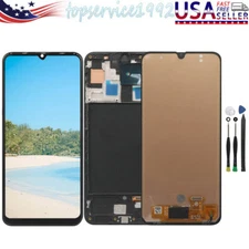 Replacement For Samsung A50 A505 2019 Display LCD Touch Screen Digitizer + Frame