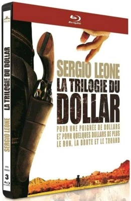 Sergio Leone La trilogie du dollar Édition Limitée boîtier SteelBook Blu-ray - Photo 1/2