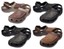 thumbnail 1 - Mens Crocs Yukon Vista Clogs Mocasin Touch Leather Summer Shoes Slip Ons Sandals