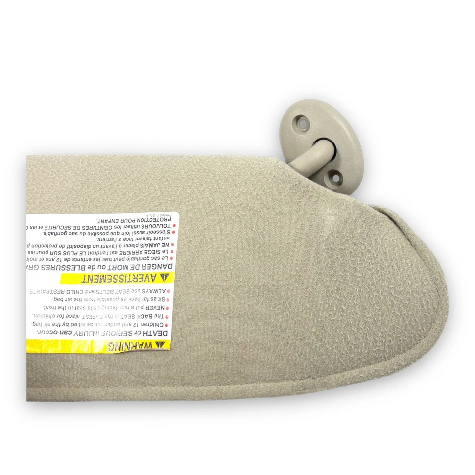 Parasol lado izquierdo Saturn Ion Driver 2003-2007 tela beige Foto 4 de 4