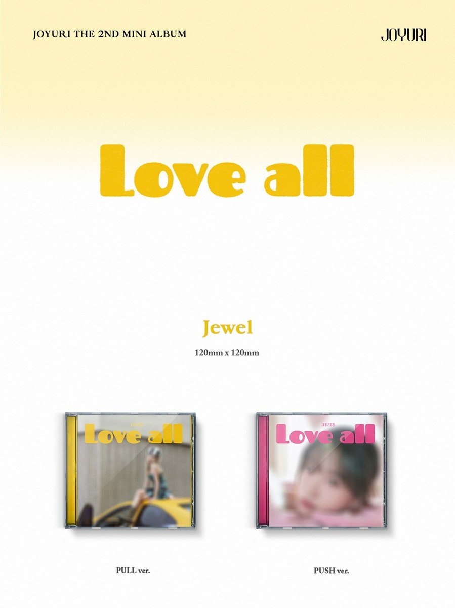 K-POP JO YURI 2nd Mini Album LOVE ALL Jewel Ver CD+16p Booklet+2p