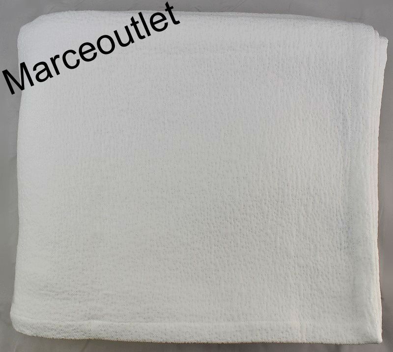 Matouk Pacific 100 Cotton KING Coverlet White 728455948967 eBay