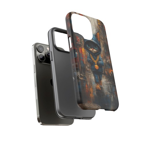 For iPhone | Samsung Galaxy | Pixel Phone Case - Cat Hoodie Big Kitty City - 第 59/246 張圖片