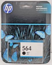 HP 564 Black CB316WN Ink Cartridge Sealed - Warranty Ended Apr 2019