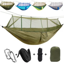 Camping Leisure Double Mosquito Net Hammocks Sleeping Hanging Hammock Swing