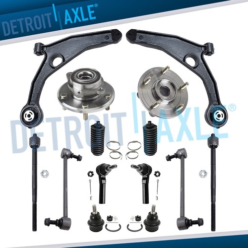 Front Wheel Hub Bearings Lower Control Arms Kit for 2009 20102018 Dodge Journey eBay