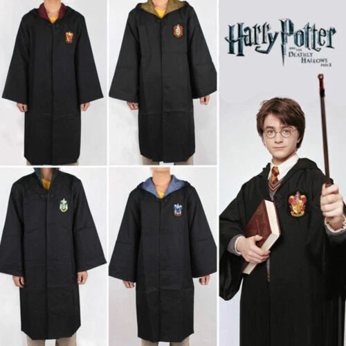 Harry Potter Unisex Adult Hogwarts Uniform Costume Robe Cloak