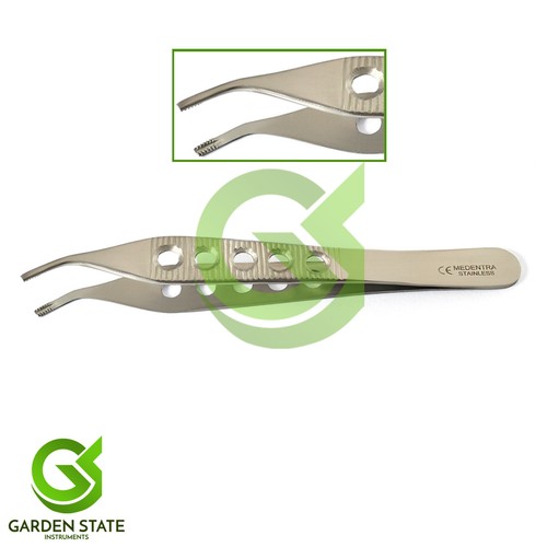 Micro Pointed Tweezers Artery Hemostatic Dressing Forceps Surgical Thumb Pickup - Picture 10 of 11