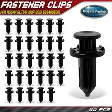 30pcs 9 Mm Nylon Bumper Fascia Retainer Clips Push-type For Nissan Altima 97-13