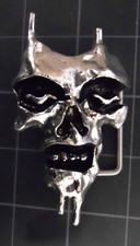 Misfits Belt Buckle Crimson Ghost Pewter Danzig Punk Evillive 2002 Official NEW