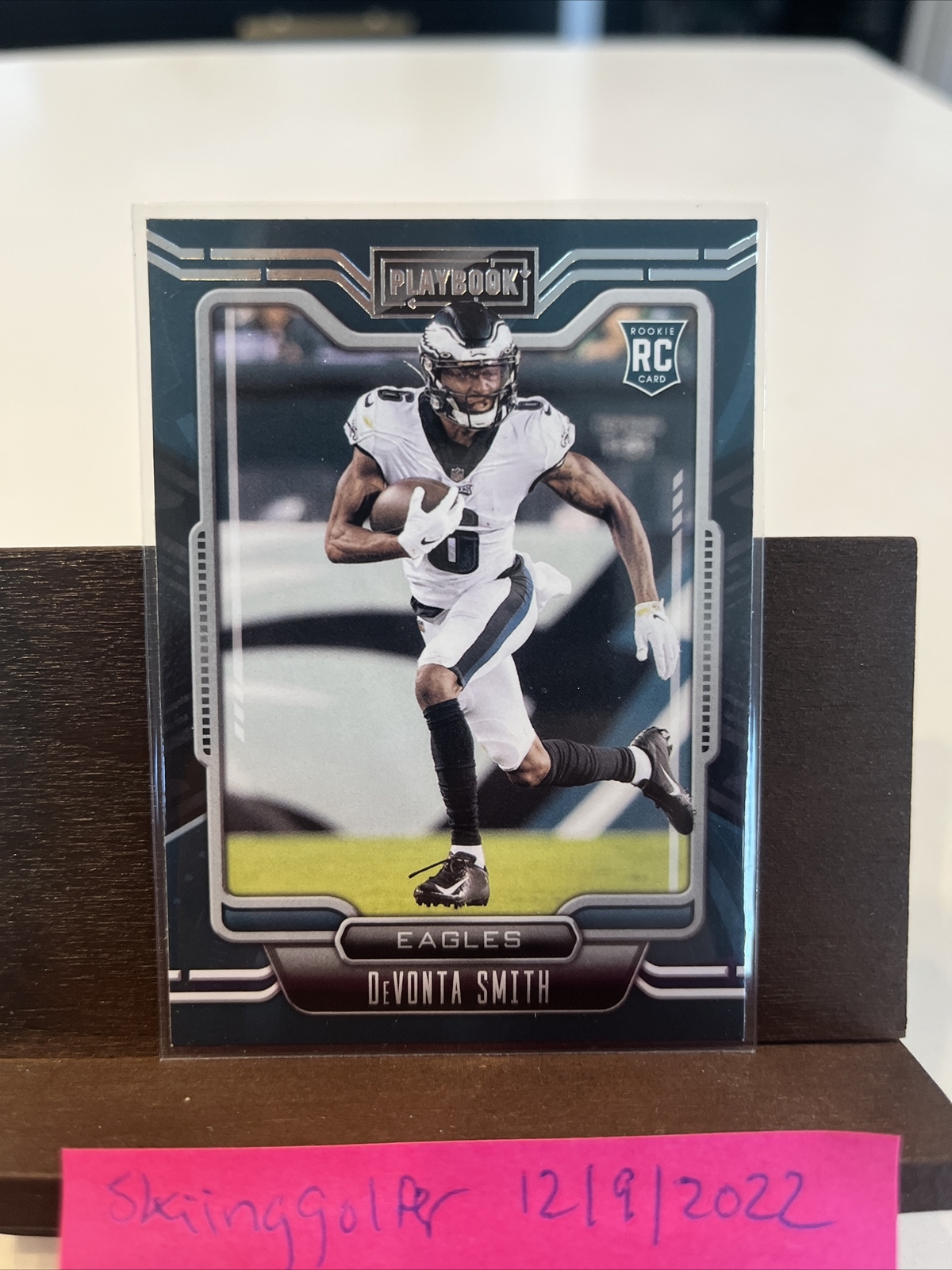 2021 Panini Playbook DeVonta Smith Rookie Card RC #107 Philadelphia Eagles