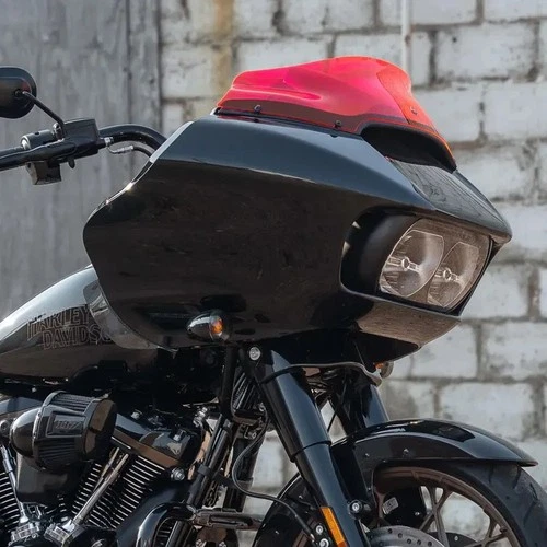 Kolor Flare™ Ice Windshield 6" Pink for Harley FLTR Road Glide 15-24