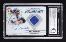 2023 TOPPS PRISTINE PAUL MOLITOR AROUND THE DIAMOND AUTO JERSEY #/99 CGC 9.5