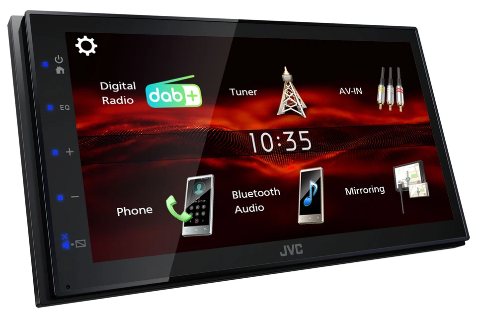 JVC KW-M180DBT Doppel-DIN MP3-Autoradio Touchscreen DAB Bluetooth iPod USB - Bild 3 von 4