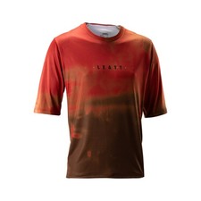 Leatt MTB Jersey Short Sleeve Gravity 4.0 Dusty Red Mens Cycling