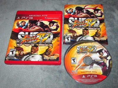 Super Street Fighter IV 4 for Playstation 3 PS3 Complete Fast Free Shipping!