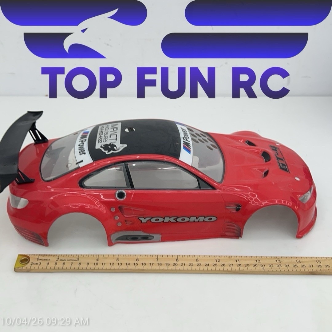 IMPACT ENCLOSURES 1/10 SCALE BMW GT-4 YOKOMO BODY RED | eBay