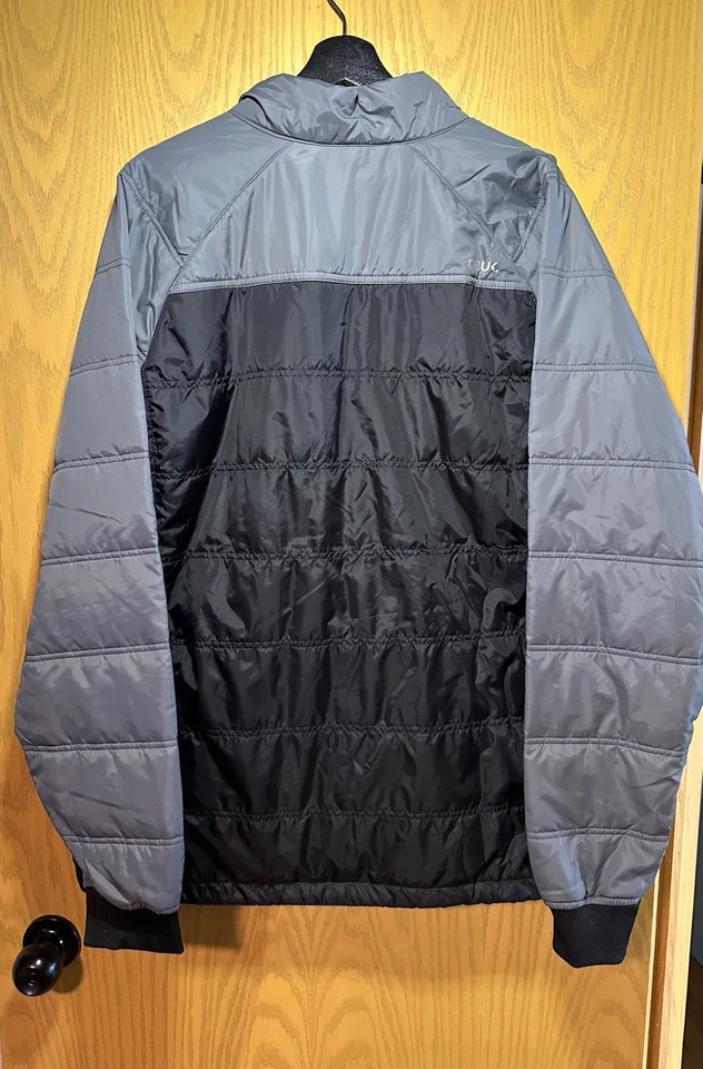 CBUK Men’s Thaw Insulated Pullover 1/4 Zip Size XL Tour Gray/Black Packable NWT - Image 4 of 4