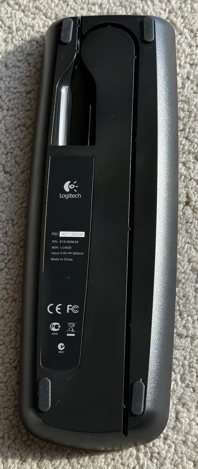 Logitech Harmony One Remote Charging Base Cradle L-LW20 & Accessories - Image 3 of 4