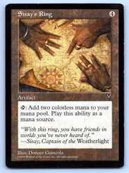 Sisay's Ring - Visions #154 - Common Artifact
