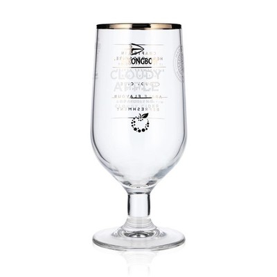 Strongbow Bier Glas Cidergläser Biergläser Tulpe 0,58l Goldrand