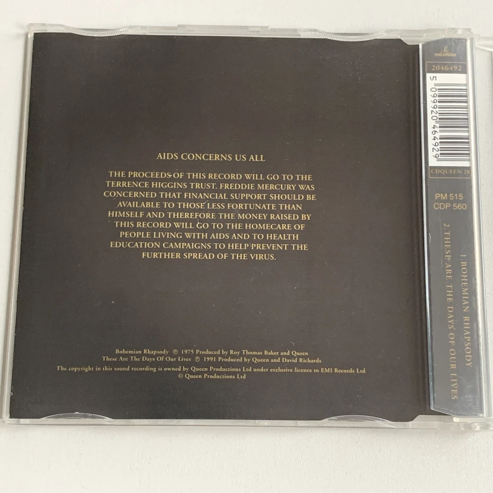 MCD Queen - Bohemian rhapsody + These are the days of our lives - rare 2 track - Bild 3 von 3