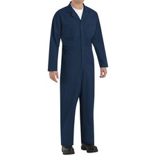 Red Kap Men's Twill Action Back Coverall, Navy, 44