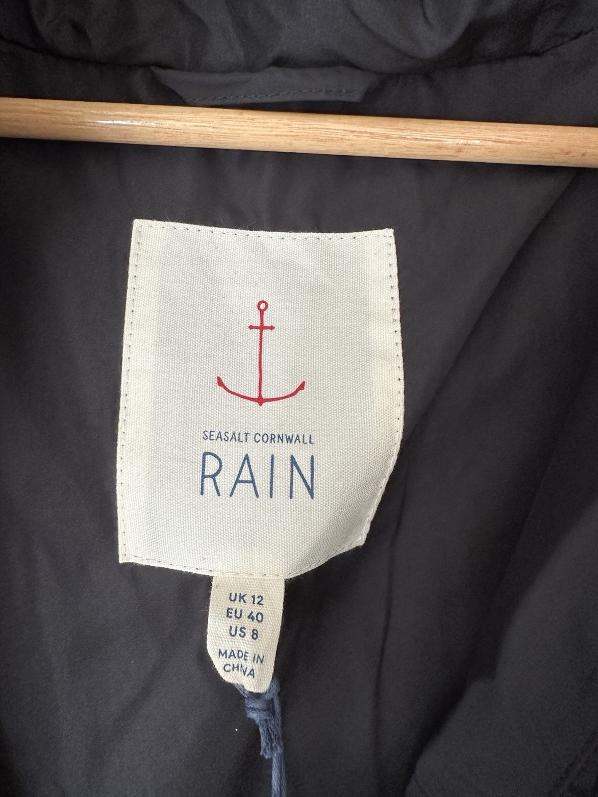 Sea salt Cornwall waterproof puffa coat size 10 BNWT this size sold out on line image 5