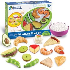 Learning Resources Sprouts Multicultural Play Food Set - Toddler Groceries Toys