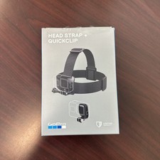 Go Pro Head Strap Quickclip - NO GOPRO DEVICE
