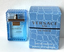 Versace Man Eau Fraiche 5ml Eau De Toilette Splash Bottle Mini Travel Size NEW