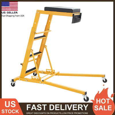 Top Automotive Creeper Engine Creeper 48''-66'' 400 LBS Capacity 4 Swivel Wheels