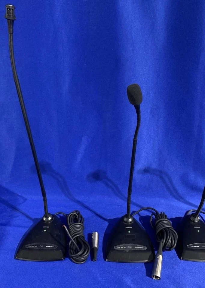 (4) Micrófono condensador cardioide Shure Microflex MX412D/C, MX418D/C, A412B LEER Foto 2 de 4