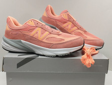 Mens 10 MiUSA New Balance 990v6 Sunrise Rose Pink Orange Made in USA Sneaker