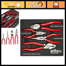 4-Piece Classic Grip Pliers & Cutters Set - Precision Hand Tools for DIY & Repai