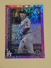 2025 Topps Update Baseball #US312 Hyeseong Kim Rookie Debut PINK Sand Glitter