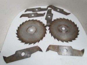 Carbide 12" Dia x Up To 1-3/4" Wide 1-1/8" Bore (6) 1/4" Chippers (2) 1/8"Blades