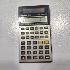 Vintage Casio Fx-115m Solar Scientific Calculator Made in Japan 1986 Tested