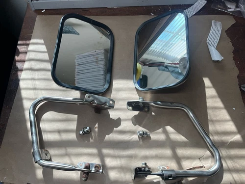 73-79 Ford Truck 78 79 Bronco Mirrors & Brackets OEM 1973-1979 SS
