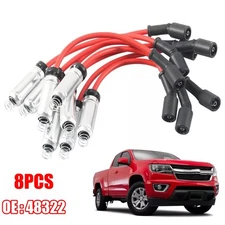 8 x 48322 Spark Plug Wires Set Performance For CHEVY GMC LS1 VORTEC 4.8 5.3 6.0L