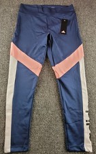 New Women's Adidas Colorblock Leggings Activewear Pants Athleisure Medium