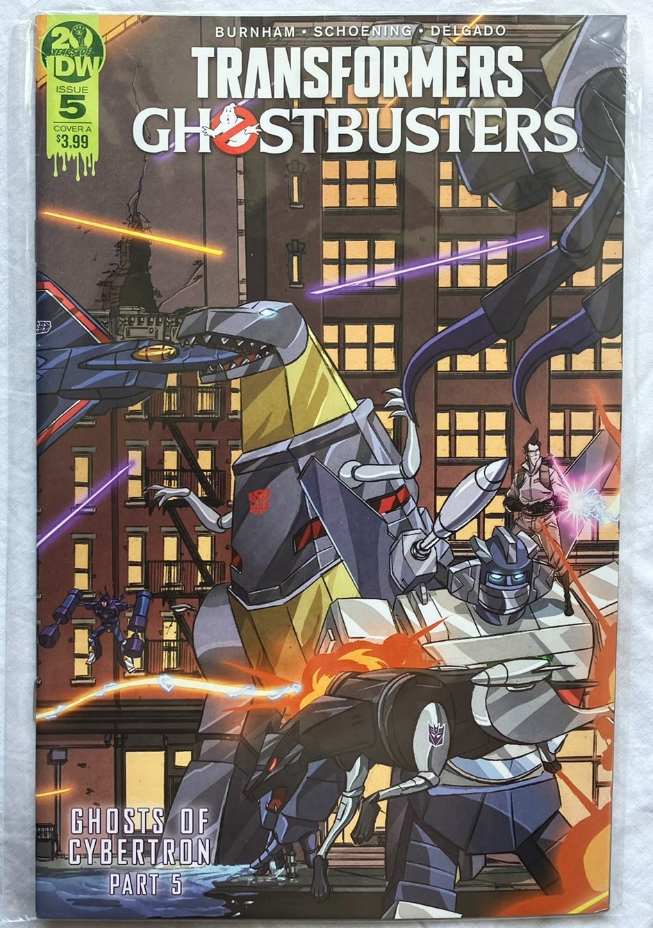 Transformers Ghostbusters Ghosts of Cybertron Issue #5 - IDW Comic Cover A
