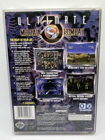 Ultimate Mortal Kombat 3 (SEGA Saturn, 1996) CIB Complete W/Reg Card - Tested