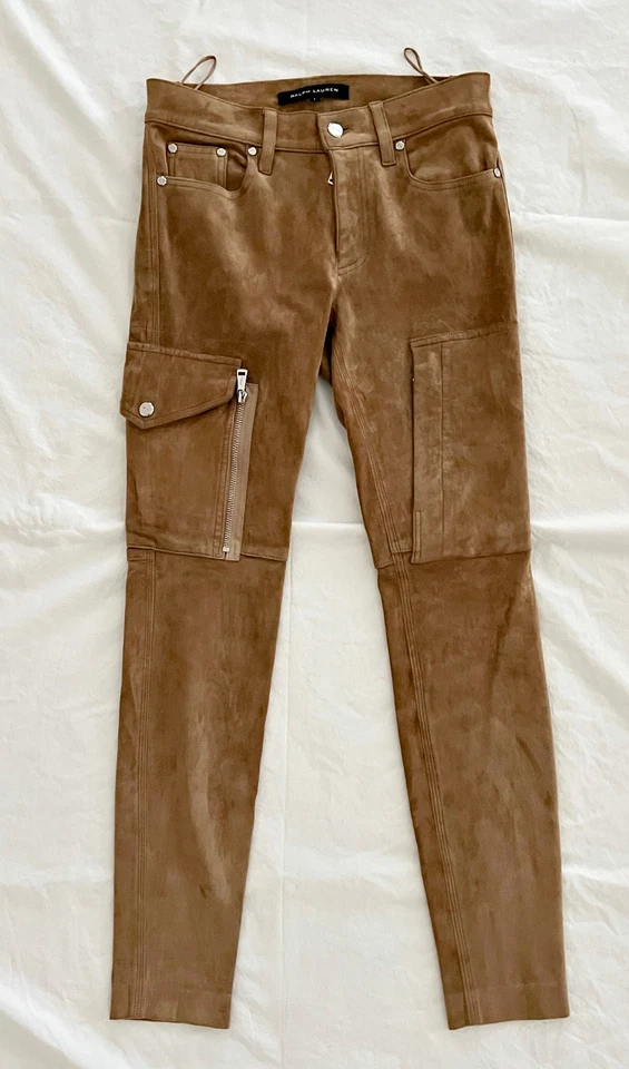 Lederhose von Ralph Lauren – Neu, Wildleder, Suede - Bild 1 von 4