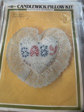 MH Yarns BABY HEART Candlewick Sachet Pin Cushion Pillow Kit SA07