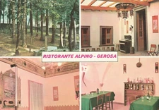 GEROSA (BERGAMO) POSTCARD - ALPINE RESTAURANT - GEROSA