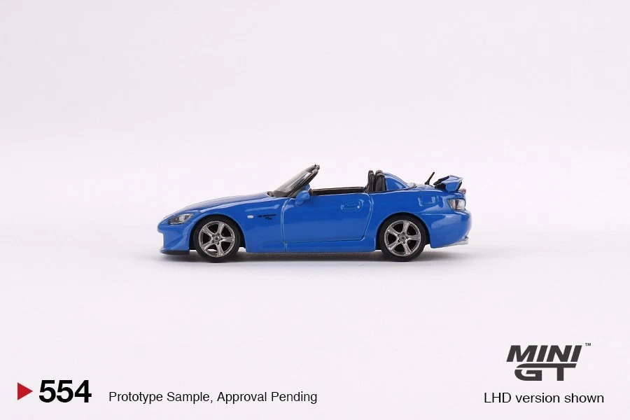 Truescale 1:64 MINI GT 554 Honda S2000 (AP2) CR Apex Blue LHD - Immagine 2 di 3