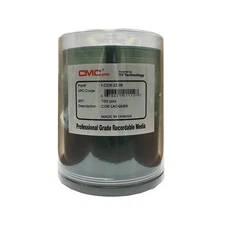Cmc Pro Silver Blank Cd R 700Mb 80Min 48X Speed Professional Quality